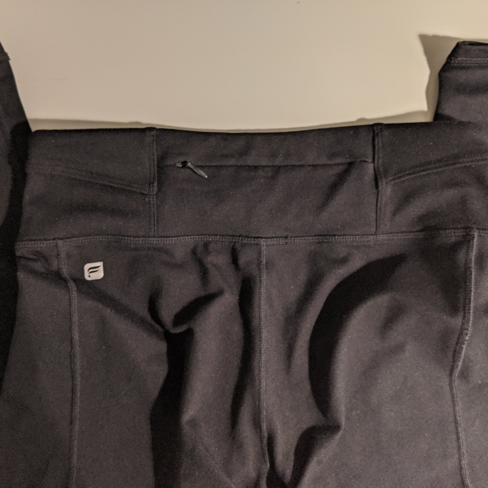 Fabletics Black 3/4 length Yoga Pants